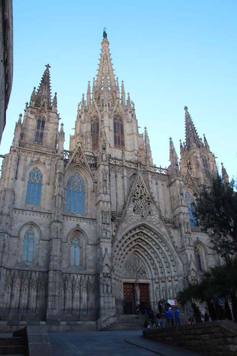 La Catedral de Barcelona y sus alrededores